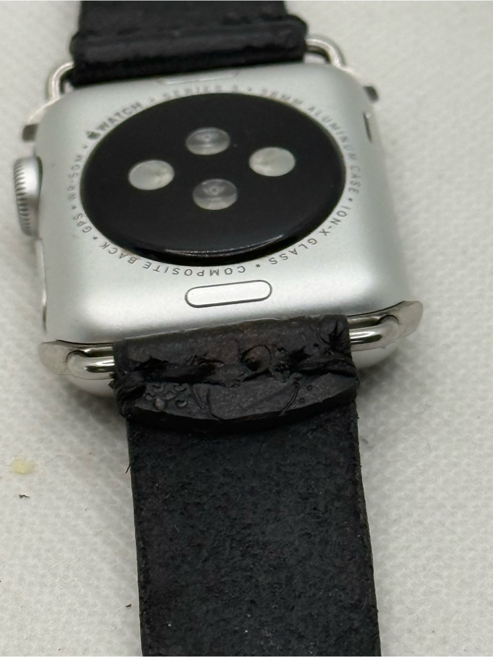 Handmade Leather Apple Watch Band - Picture 9 of 10
